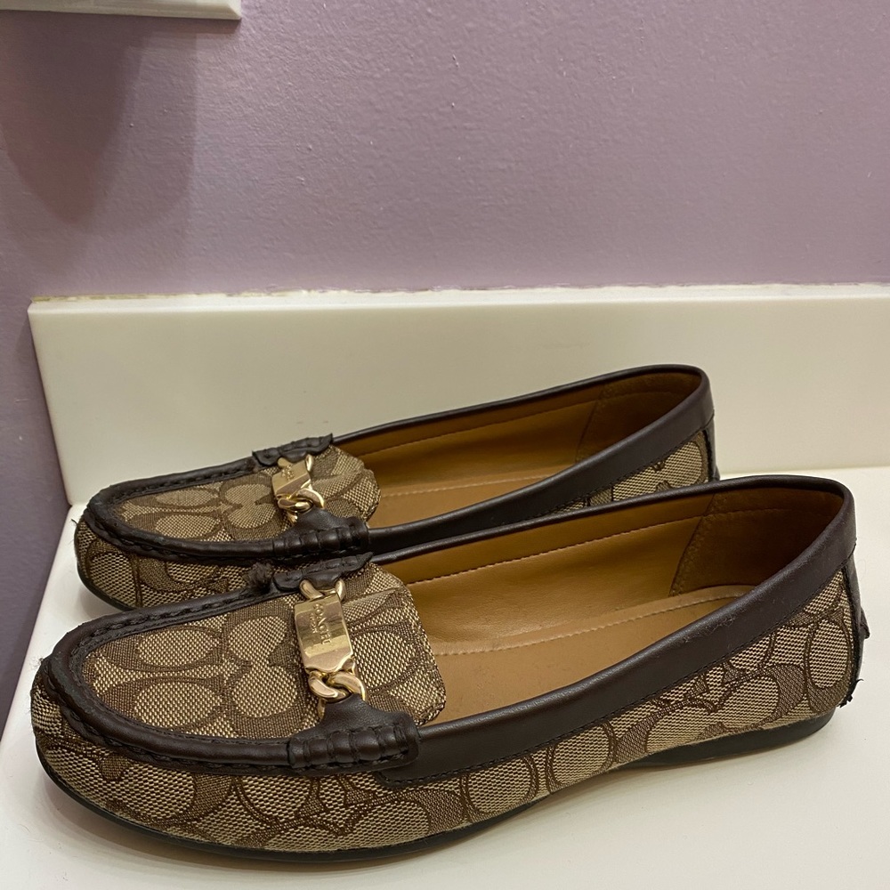Coach slip on shoes